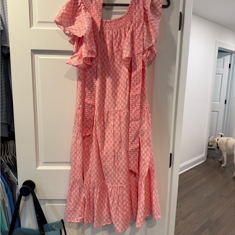 Pink Midi Dress